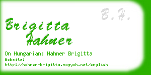 brigitta hahner business card